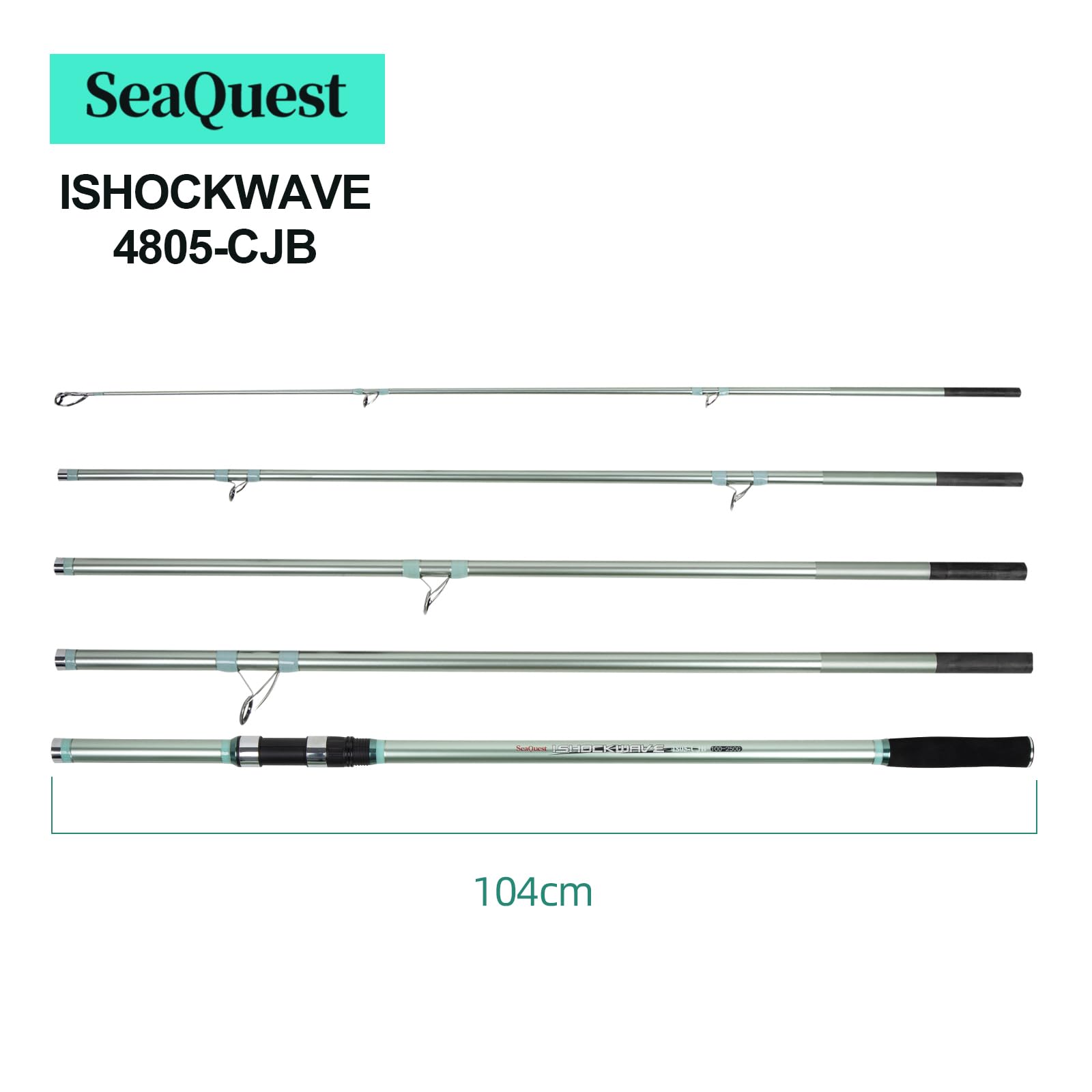 SeaQuest ISHOCKWAVE wędka surfingowa wędka karpiowa ISHOCKWAVE 4805-CJB