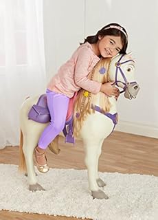 Disney Princess Tangled Playdate Maximus, Horse Stands Over 2 Feet Tall and Responds With Motion And Sounds, Includes Extra Accessories For Added Play