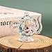 H&D HYALINE & DORA Crystal Teapot Figurine Chinese Collection Ornament Home Office Decor 1.7-Inch