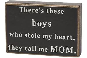 Collins There's These Boys Decorative Box Sign: Sweet and Sentimental Decor for Boy Moms