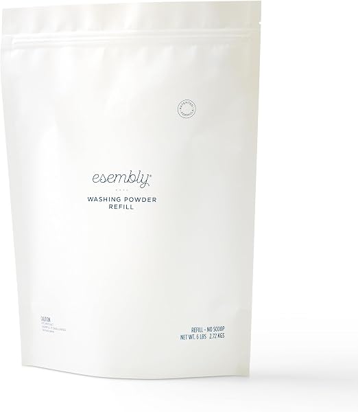 Esembly Proszek do prania, Cloth Diaper Laundry Detergent Specially Formulated to be Gentle for Baby and Planet, Fragrance Free, Eco-friendly, zestaw 2 szt