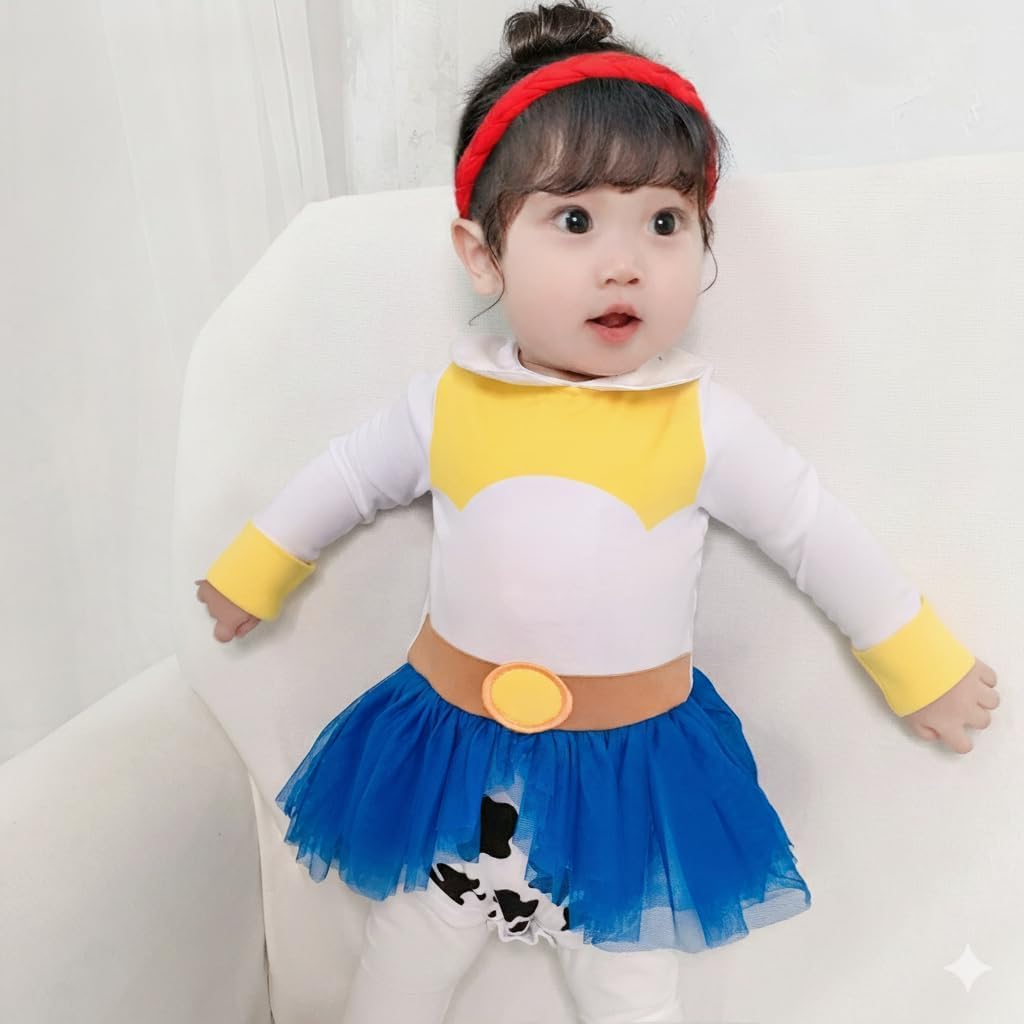 Dressy Daisy Baby Toddler Girls Princess Costume Romper with Headband image 4
