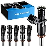 YZHIDIANF 7531634 3.0L Fuel Injectors Fit For:-BMW 125I 128I 323I 325I 325XI 328I 328XI 330CI 330I 330XI 525I 525XI 528I 528XI 530I 530XI X1 X3 X5 Z4 2007-2011, FJ748 1353753163 M1308 (6 Pcs)
