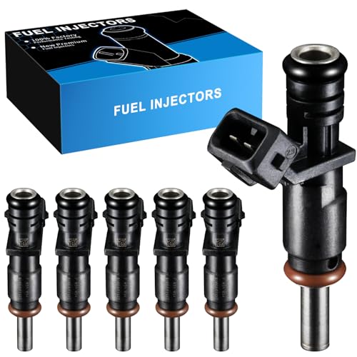 YZHIDIANF 7531634 3.0L Fuel Injectors Fit For:-BMW 125I 128I 323I 325I 325XI 328I 328XI 330CI 330I 330XI 525I 525XI 528I 528XI 530I 530XI X1 X3 X5 Z4 2007-2011, FJ748 1353753163 M1308 (6 Pcs)