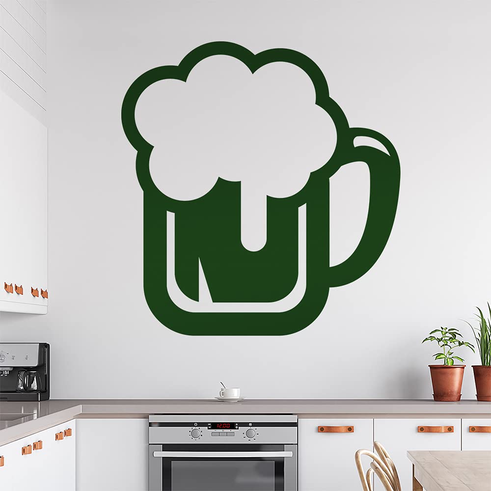 Beer Tankard Beer Barrel Drinking Glass Wall Sticker