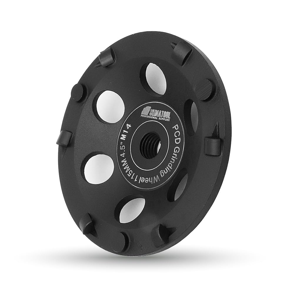 SHDIATOOL 1 ruota sinterizzata Diamond Turbo/Double Row Grinding Cup Wheel for Concrete Masonry (PCD 115 mm)