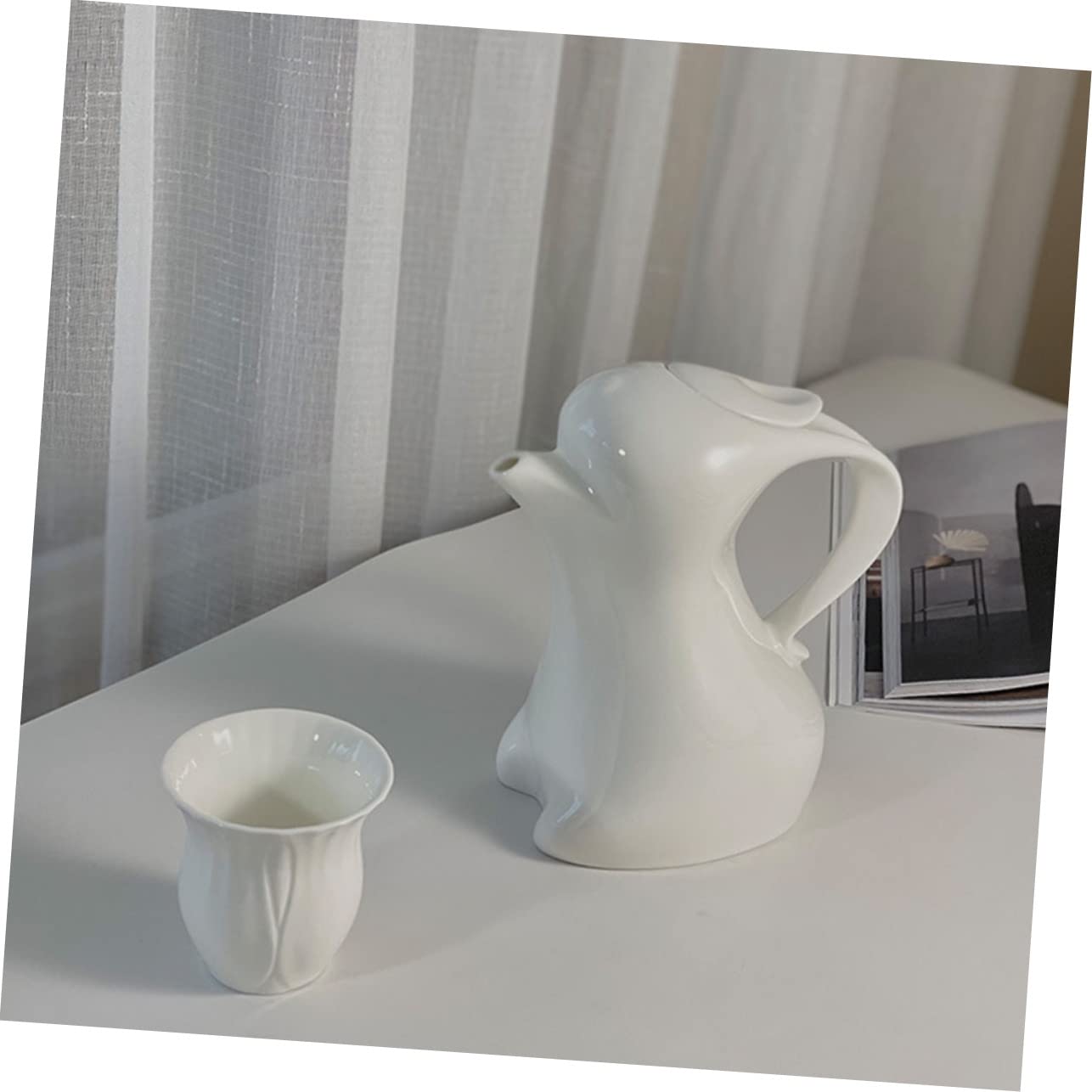 Cabilock 1satz Kreative Keramik Mit Niedlichem Hasen-Design Für Lose Teeblätter Für Nachmittagstee Geschenkset Für Teeliebhaber