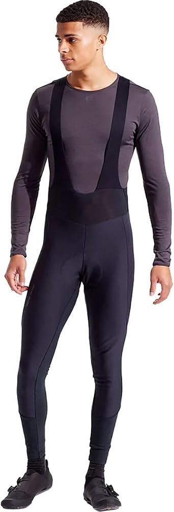PEARL IZUMI Mens Cycling Bib Tights, High-Stretch Fabric & Water-Resistant, AmFIB Lite, Elite Levitate Chamois