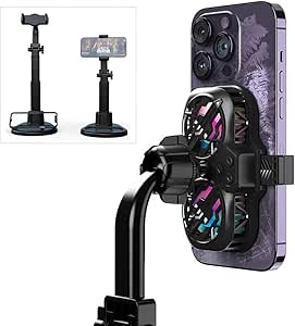 Amazon.com: LiuBaiWuQuStars Cell Phone Cooler, Height Adjustable Phone ...