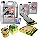 Produktbild QR-PARTS 69338382 Filter Set Inspektionspaket 7 Liter Motoröl Top Tec 4200 5W-30 MANN-FILTER Innenraumfilter Luftfilter Ölfilter