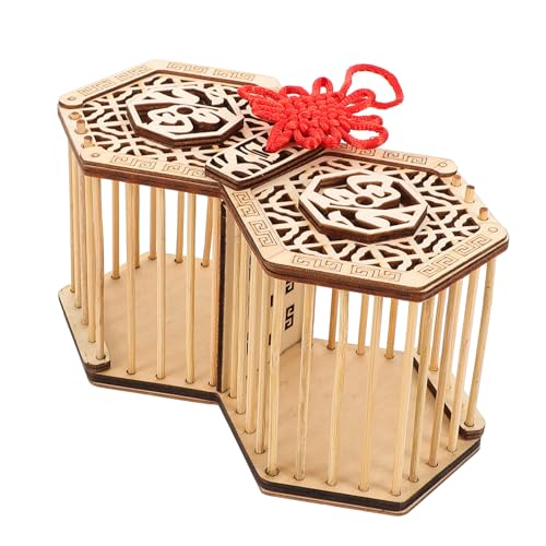 HANABASS バッタケージ クリケットの切り株 爬虫類用コオロギ クリケット用具 クリケットコンテナ クリケットの手袋 バッタの檻 家庭用コオロギケージ クリケット収納バスケット 小さな檻 竹