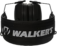 Vista 90 de Walker's Razor Slim Ultra Bajo Perfil Diseño Compacto Rango Ajustable Disparo Caza Protección Auditiva Orejeras Electrónicas