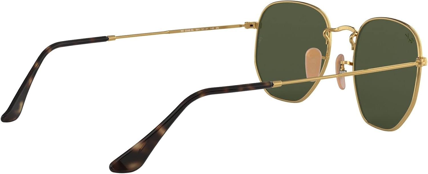 Óculos de Sol Ray-Ban Hexagonal 0RB3548NL 001 Tam 54