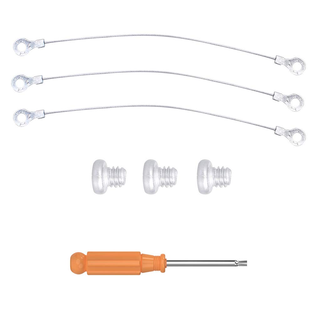 Leepesx 3pcs Anti-Theft Security Chain Set Weatherproof Anti-Theft Security Collar for Arlo Ultra - 4K UHD/ARLO PRO 3