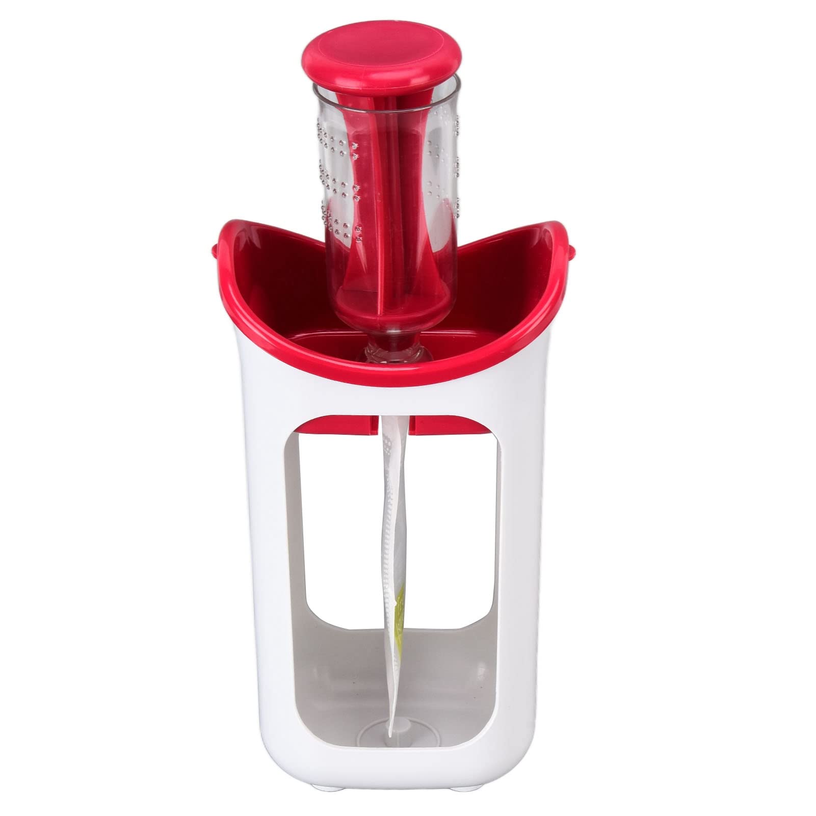 Puree Squeezer, Baby Food Maker Baby Food Processor Harmless Silicone Portable for Home for Kitchen for Restaurant(red)-image-11