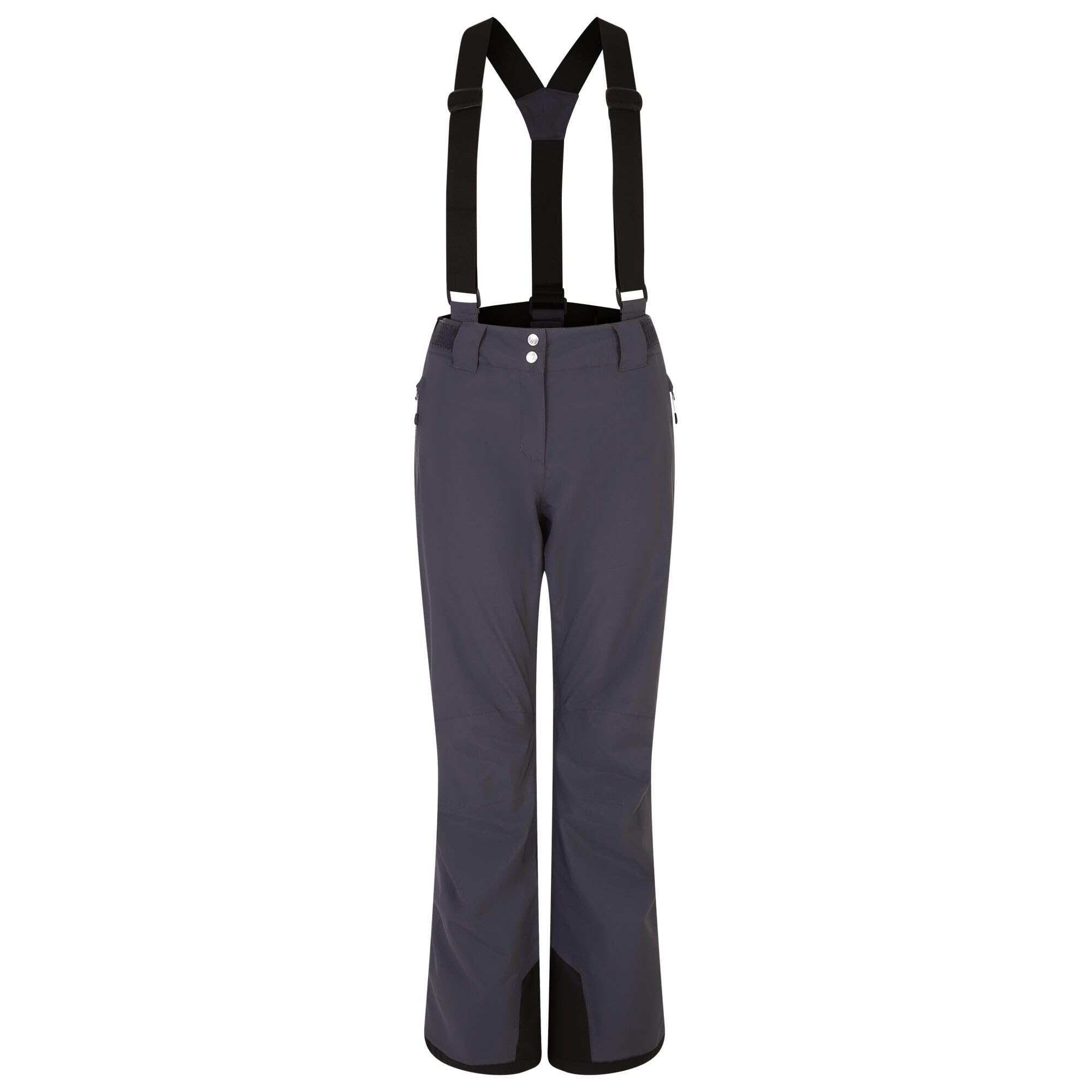 Dare2B Womens Recycled Waterproof and Breathable Fabric Effused II Pant Ebony Grey