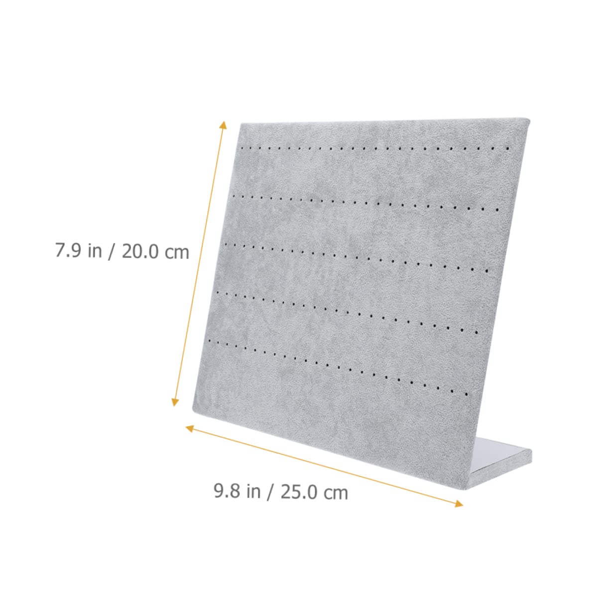 BESTYASH Espositore per Orecchini in Legno Rivestimento Flanella