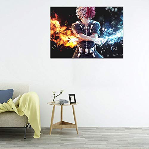 ALTcompluser Anime My Hero Academia poster wanddecoratie muurschildering klein formaat poster horizontale versie… - Afbeelding 5