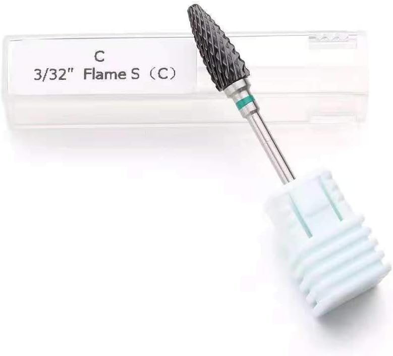 Nail Drill Bits SNERISE Ceramic Nail Drill Bits Gel Fine Medium Coarse – Remove Polishing Tool Pedicure Manicure Rotary Burr (Coarse, 1 Pack)
