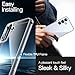 JETech Case for Samsung Galaxy S25 Plus 5G, Non-Yellowing Shockproof Bumper Protective Phone Cover, Anti-Scratch Hard PC Back (Clear)