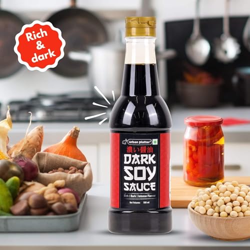 Image of Urban Platter Dark Soy Sauce, 500ml (Traditionally Brewed from SOYA Beans | Asian Umami Seasoning for Stir-Frying | Clean-Label)