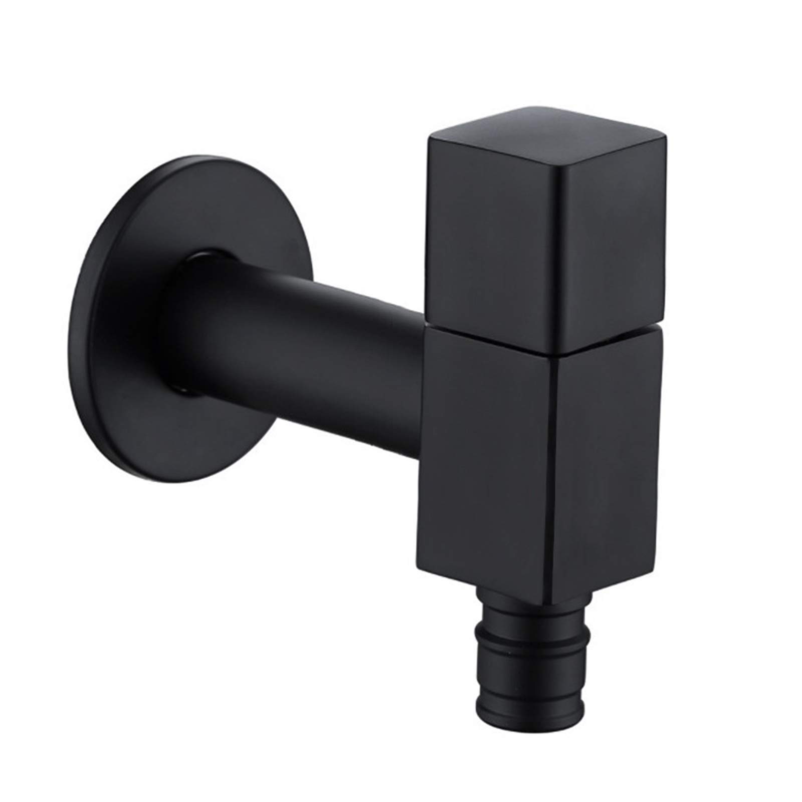 Robinet de machine à laver et jardin mural noir pour optimiser l'espace de votre buanderie