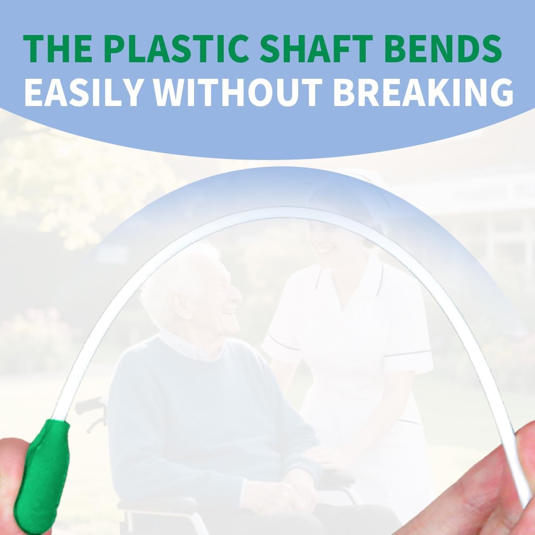 Tracheostomy Cleaning Brushes Trache-Tube Cleaning Swab for Tracheostomy Supplies-100PCS