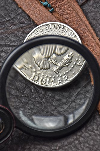 SE 5X Folding Pocket Magnifier with 1-1/2" Glass Lens Diameter - MF2054B