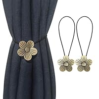 Embrasses Magnétiques Pour Rideaux, Embrasse à Rideaux Magnétique Attache Rideau Aimanté Boucle De Magnifique Clip En Motif Chat Accessoires Decoration Maison Salon Chambre Bureau Hôtel(Bronze Rouge