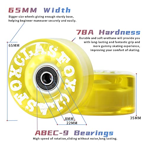 CLAS FOX 78A Quad Skate Wheels