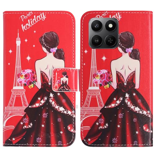 TienJueShi �h���[���K�[�� �ω��� �|�[�` �ی삷�� ������� Cover Case �V���R�[�� TPU Silicone �X�^���h ���U�[ ���� �J�[�h���[ �J�o�[ ���z �P�[�X �蒠�^ ���e Honor 400 Smart 6.77 inc