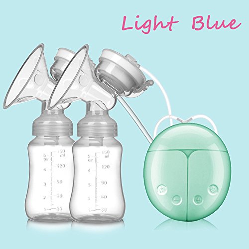kingko® Elektrische Milchpumpe,Einzelmilchpumpe Babyflasche Automatische intelligente einzelne elektrische Milchpumpe Komfort und bequem Kapazität der Flasche150ml (Grün)