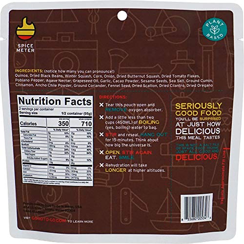 GOOD TO-GO Mexican Quinoa Bowl | Camping & Backpacking Food | Add Water Meals