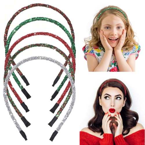 Bandeau de Noël anti-glisse et sans douleur pour réussir vos coiffures de fête