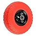 NK WFFOR10 Heavy Duty Solid Rubber Flat Free Tubeless Hand Truck/Utility Tire Wheel, 4.10/3.50-4" Tire