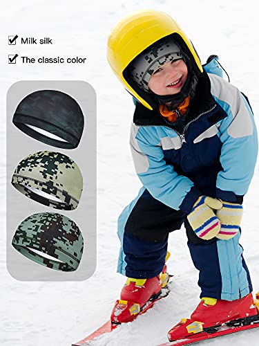 Image of Geyoga 6 Pcs Kids Skull Caps Helmet Liner Hats