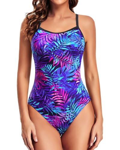 Image of Tempt Me Athletic One Piece Swimsuits for Women | Training, Sport, Racerback, Keyhole, Adjustable straps, Full coverage