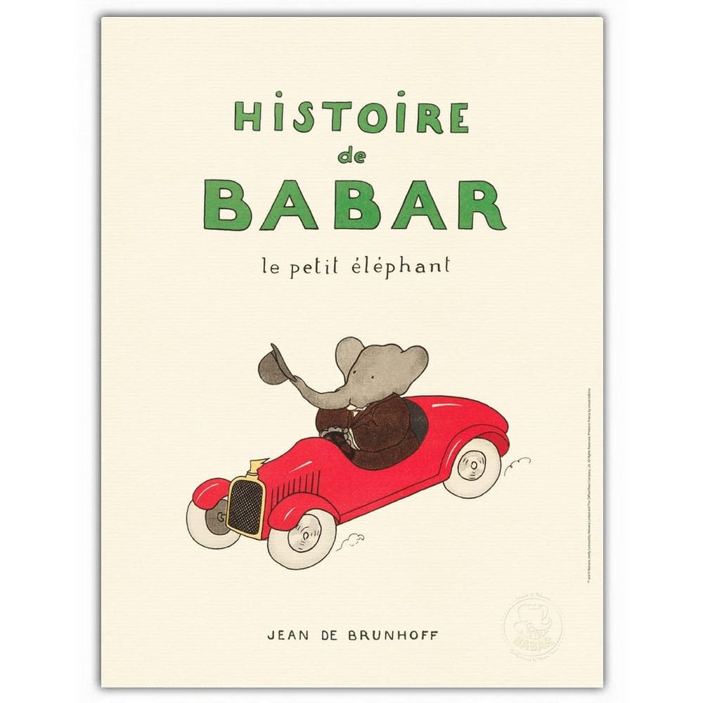 Oneart Babar Art Poster (Babar's Story)