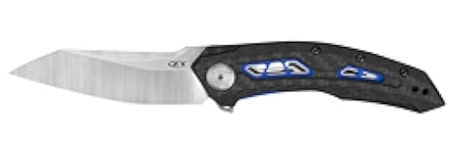 Zero Tolerance Original 0762&comma; CPM 20CV Reverse Tanto Pocketknife&comma; 3&period;4-in&period; Blade&comma; Manual KVT Ball Bearings Opening&comma; Sub Frame Lock&comma; Multicolor&comma; 100&percnt; Cotton Jersey