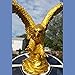 PolePalUSA Eagle in Flight Flagpole Topper Gold Finial Ball