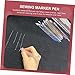 OSALADI 3Sets Heat Erase Pens High Temperature Disappear Sewing Markers for Creative Projects Mixed Color Refills Cases Included