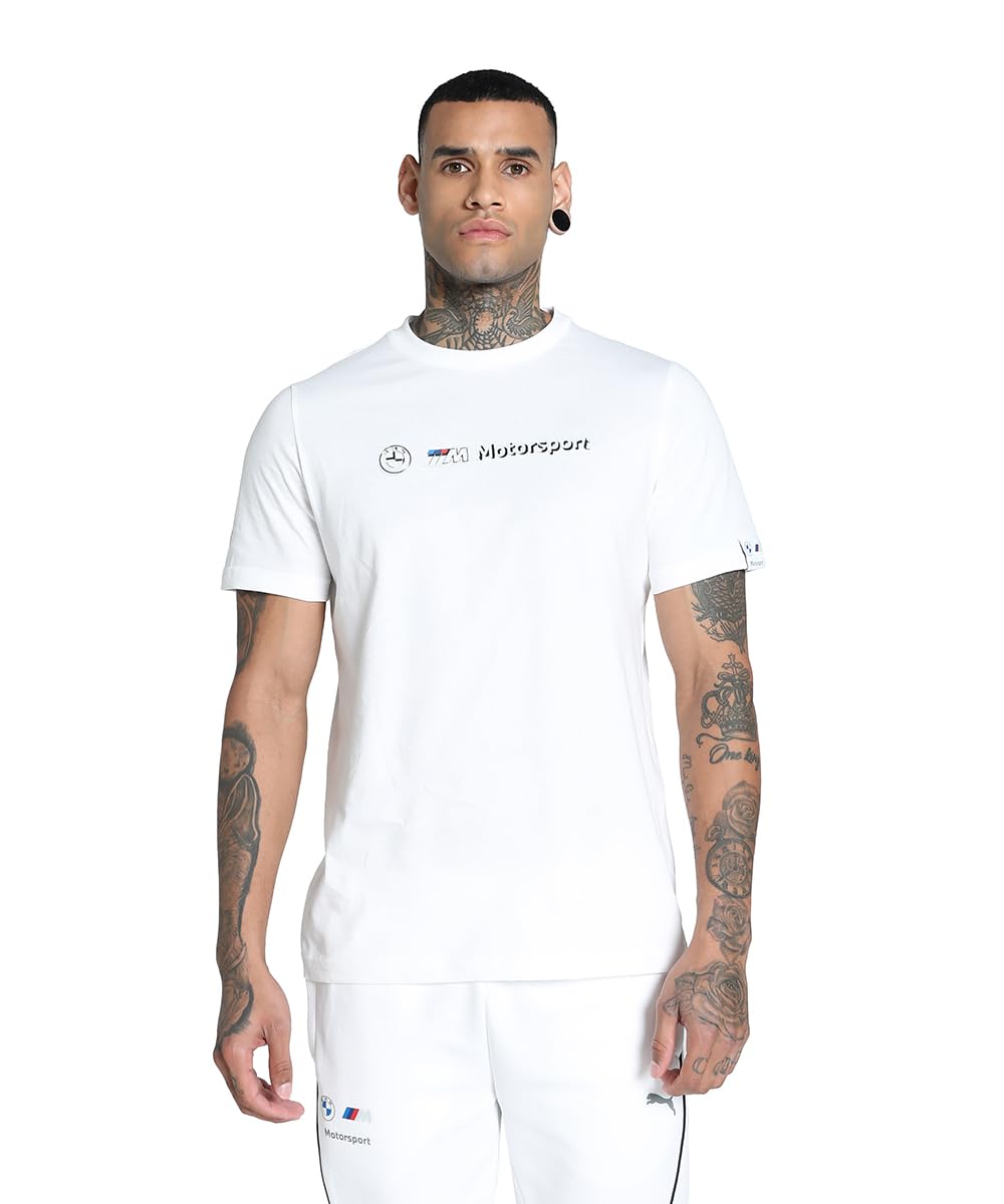Puma BMW M Motorsport Logo T-Shirt Men, White, XL