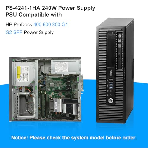 Fuente de alimentación PS-4241-1HA 240W compatible con HP ProDesk miniatura 3