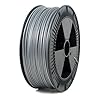 ICE FILAMENTS, PLA Filament, 3D Drucker Filament, 2.85mm, 2.30kg, Sparkling Silver (Silber) ICEFIL3PLA134