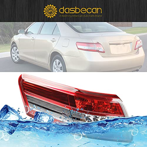 Dasbecan Left Rear Outer Tail Light Compatible With Toyota Camry 2010 2011 Clear Lens Lamp Replaces# To2804106 8156006340 Lh To2805106 8155006340 Rh #TOP4