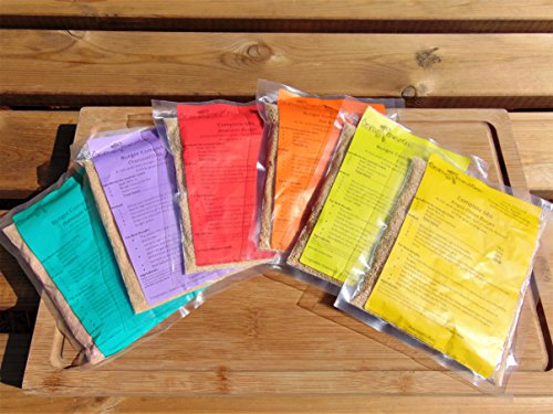 Complete Burger Mixes 6 Pack x 100g ( Each Pack Will Produce 1kg Batch) Mixed Flavours