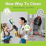 G2-Pro Electric Spin Scrubber - Upgraded 10-in-1 scrubber brush electric, Retractable Handle & 2-Speed for Bathroom, Bathtub, Kitchen, Tile Floors(Gray Brush Head） - Image 3