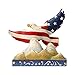 Jim Shore HWC by Enesco Patriotic Flag Eagle Figurine