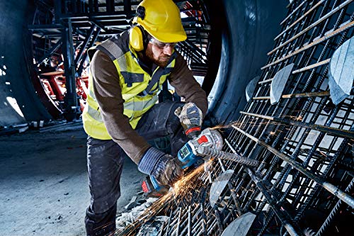 Bosch Professional BITURBO Akku-Winkelschleifer GWX 18V-15 SC (Scheiben-Ø 125mm, X-LOCK-Aufnahme, Connectivity-Modul, inkl. 2x5.5 Ah ProCORE18V Akkus + Ladegerät, L-BOXX 136) – Bild 6