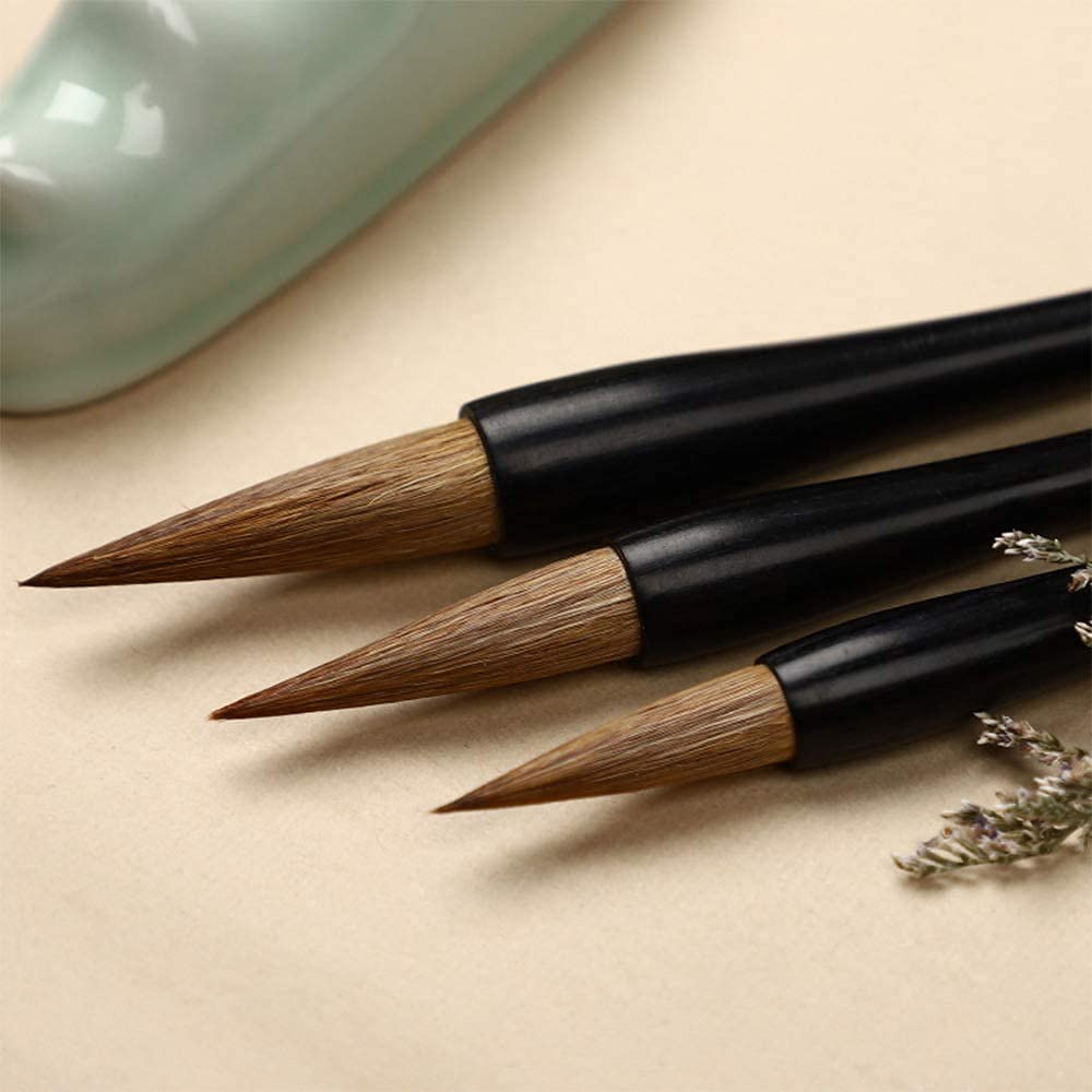 Pinceau de calligraphie chinoise pour varier la taille des traits sans changer de kit
